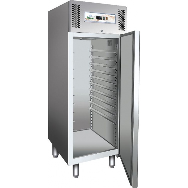 Vitrina frigorifica Cool Wise DC 368, capacitate 300 L, 1 zona de temperatura +1° ~ +10°C, negru