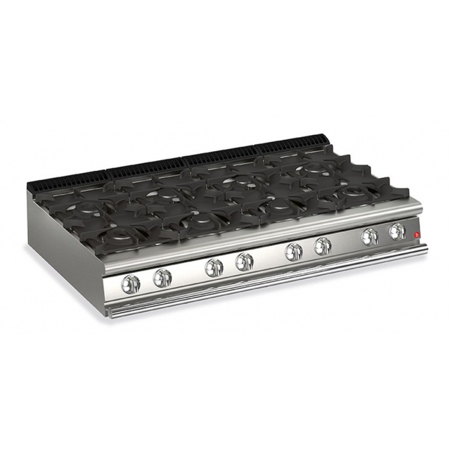 Aragaz Tecnogas P1X66M4VC, 60 cm, gaz, 4 arzatoare, grill, otel inoxidabil
