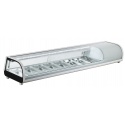 Vitrina frigorifica Cool Wise DC 368, capacitate 300 L, 1 zona de temperatura +1° ~ +10°C, negru