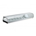Vitrina frigorifica Cool Wise DC 368, capacitate 300 L, 1 zona de temperatura +1° ~ +10°C, negru