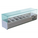 Vitrina frigorifica Cool Wise DC 368, capacitate 300 L, 1 zona de temperatura +1° ~ +10°C, negru