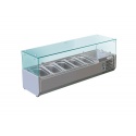 Vitrina frigorifica Cool Wise DC 368, capacitate 300 L, 1 zona de temperatura +1° ~ +10°C, negru