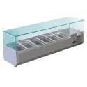 Vitrina frigorifica Cool Wise DC 368, capacitate 300 L, 1 zona de temperatura +1° ~ +10°C, negru