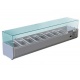 Vitrina frigorifica Cool Wise DC 368, capacitate 300 L, 1 zona de temperatura +1° ~ +10°C, negru