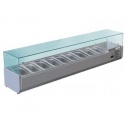 Vitrina frigorifica Cool Wise DC 368, capacitate 300 L, 1 zona de temperatura +1° ~ +10°C, negru