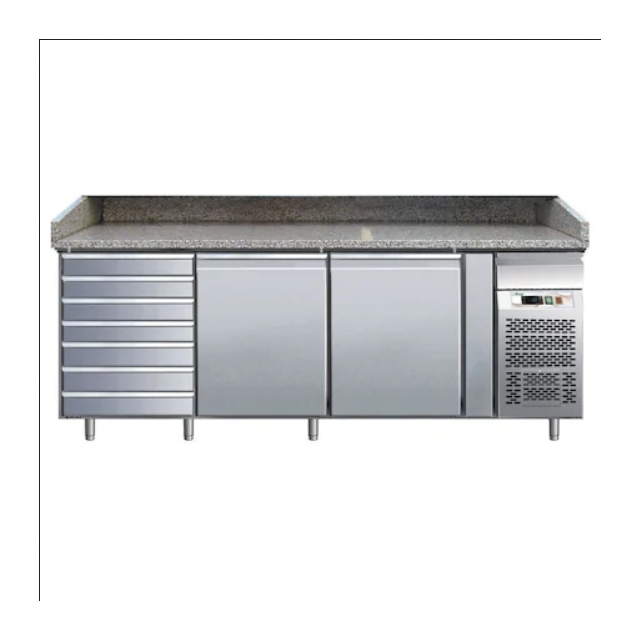 Vitrina frigorifica Cool Wise DC 368, capacitate 300 L, 1 zona de temperatura +1° ~ +10°C, negru
