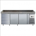 Vitrina frigorifica Cool Wise DC 368, capacitate 300 L, 1 zona de temperatura +1° ~ +10°C, negru