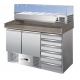 Vitrina frigorifica Cool Wise DC 368, capacitate 300 L, 1 zona de temperatura +1° ~ +10°C, negru