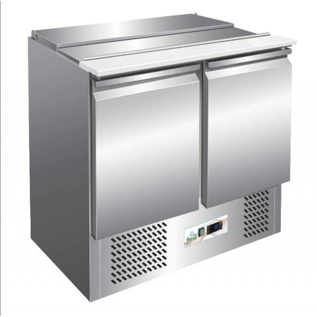 Masa rece pentru salate Forcar Saladette G-S900, capacitate 240 l, temperatura +2°+8°C, Inox