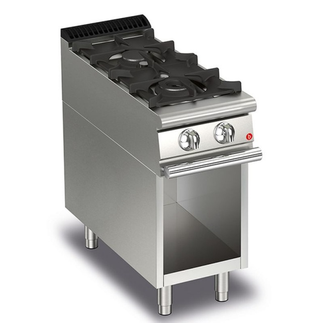 Aragaz Tecnogas P1X66M4VC, 60 cm, gaz, 4 arzatoare, grill, otel inoxidabil