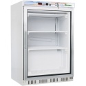 Mini vitrina frigorifica Forcar G-EF200G, capacitate 130 l, temperatura -18°-22°C, alb