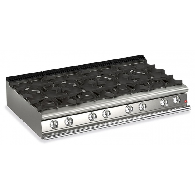 Aragaz Tecnogas P1X66M4VC, 60 cm, gaz, 4 arzatoare, grill, otel inoxidabil