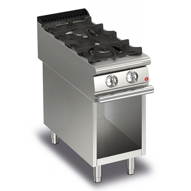 Aragaz Tecnogas P1X66M4VC, 60 cm, gaz, 4 arzatoare, grill, otel inoxidabil