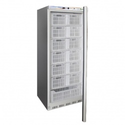Congelator Forcar G-ER600SS, capacitate 555 l, refrigerare statica, temperatura -18°-22°C, argintiu