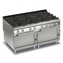 Aragaz Tecnogas P1X66M4VC, 60 cm, gaz, 4 arzatoare, grill, otel inoxidabil