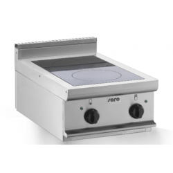 PLITA CU INDUCTIE PROFESIONAL E7 / CUI2BBL 423-1453, CU 2 ZONE DE GATIT, INOX