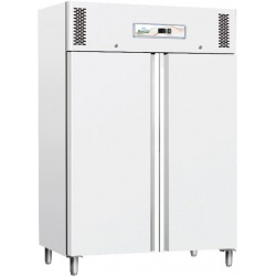 Vitrina frigorifica Forcar G-ER200GSS, capacitate 130 l, refrigerare statica, temperatura +2°C / +8°C, argintie