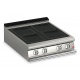 Aragaz Tecnogas P1X66M4VC, 60 cm, gaz, 4 arzatoare, grill, otel inoxidabil