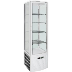Vitrina frigorifica de expunere Forcar G-LSC280 capacitate 280 l, refrigerare ventilata, temperatura +2°+8°C, alb