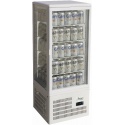 Vitrina frigorifica bauturi Forcar G-TCBD98 capacitate 598 l, refrigerare ventilata, temperatura +2°+8°C, alb