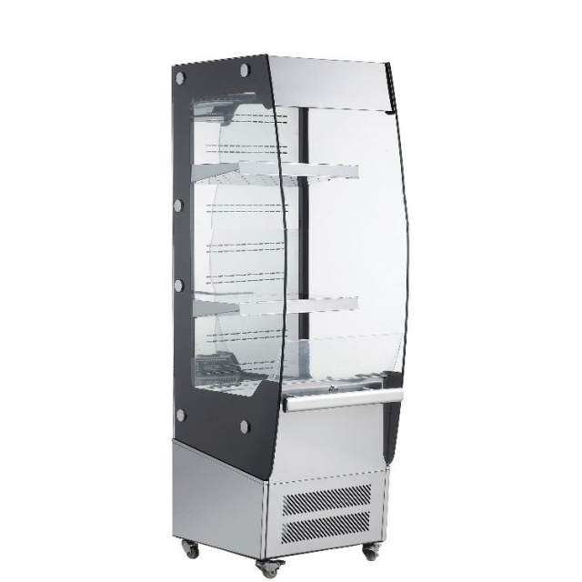 Vitrina frigorifica de expunere Forcar RTS180C, capacitate 180 l, temperatura +2°+10°C, inox