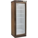 Vitrina frigorifica Forcar G-ER200GSS, capacitate 130 l, refrigerare statica, temperatura +2°C / +8°C, argintie