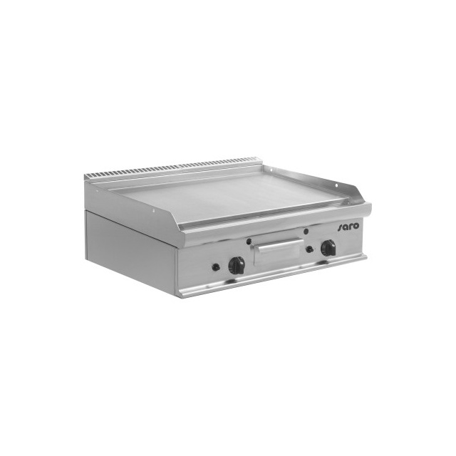 PLITA PE GAZ PROFESIONALA E7 / KTG2BBL 423-1170, CU 2 ZONE DE GATIT, NETEDA, INOX