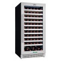 Vitrina frigorifica Forcar G-ER200GSS, capacitate 130 l, refrigerare statica, temperatura +2°C / +8°C, argintie