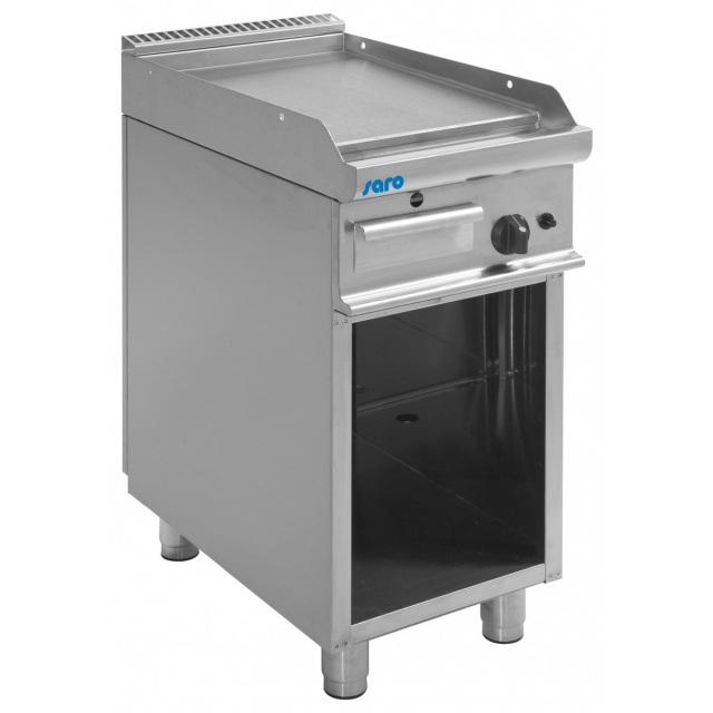 PLITA NETEDA PE GAZ PROFESIONALA E7/KTG1BAL 423-1185, CU SUPORT, INOX