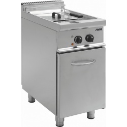 FRITEUZA ELECTRICA PROFESIONALA E7 / FRE1V13 423-1110, CAPACITATE 13 L, ROBINET DE SCURGERE, BAZIN CU ZONA RECE, INOX