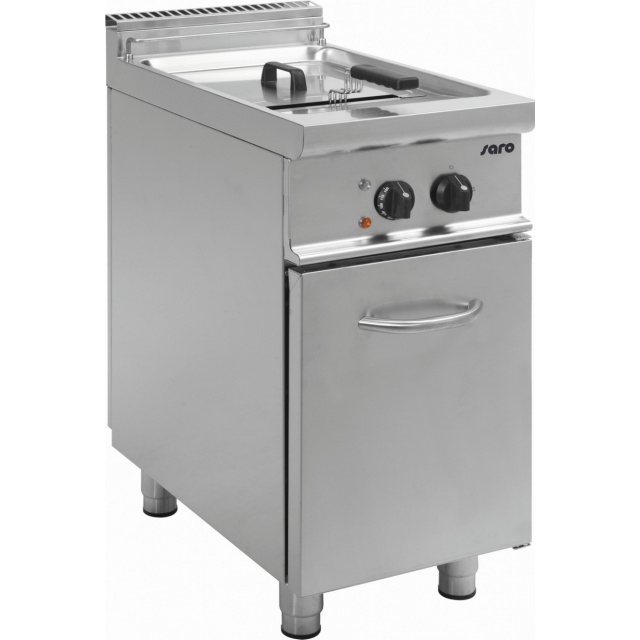 FRITEUZA ELECTRICA PROFESIONALA E7 / FRE1V13 423-1110, CAPACITATE 13 L, ROBINET DE SCURGERE, BAZIN CU ZONA RECE, INOX