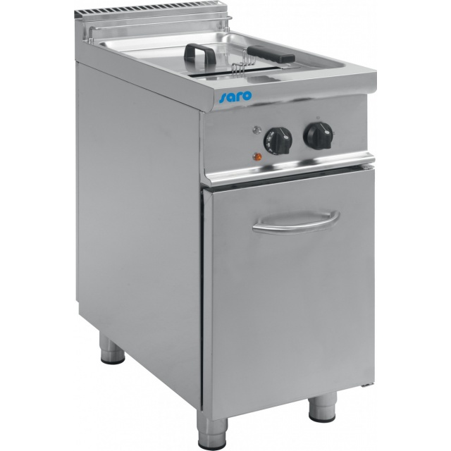 FRITEUZA ELECTRICA PROFESIONALA E7 / FRE1V17 423-1115, CAPACITATE 17 L, ROBINET DE SCURGERE, BAZIN CU ZONA RECE, INOX