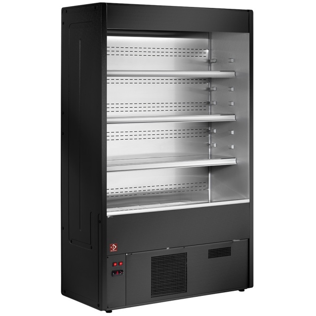 Raft frigorific de perete DIAMOND SW15/B5-R2, autoservire, negru