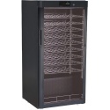 Vitrina frigorifica Forcar G-ER200GSS, capacitate 130 l, refrigerare statica, temperatura +2°C / +8°C, argintie