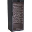 Vitrina frigorifica vinuri Forcar G-BJ308, capacitate 72 sticle, temperatura +5°/+18°C, negru