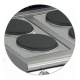 Plita profesionala electrica Baron Q70PC/E120, linia QUEEN7 , 6 zone gatit, putere 15,6 kW, placi fonta, inox