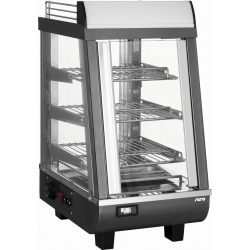 VITRINA CALDA SARO LEON 330-1080, USA FATA / SPATE, CONTROL ANALOGIC, CAPACITATE 76 L, TEMPERATURA + 30 / + 90 ° C, INOX