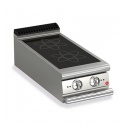 Plita profesionala inductie Baron Q70PC/IND400, linia QUEEN 7, 2 zone gatit, putere 7 kW, inox