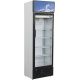 Vitrina frigorifica cu caseta luminoasa Forcar G-SNACK290SC, capacitate 290, temperatura +2°/+8°C, alb/negru