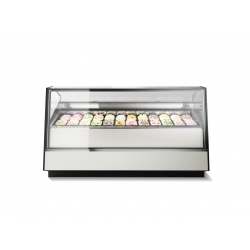 Vitrina frigorifica gelaterie ISA Stratos Plus, lungime 120, unitate condensare la distanta 0/35 m cu aer, temperatura -20/+2°C