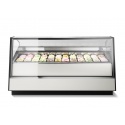 Vitrina frigorifica gelaterie ISA Stratos Plus 1, lungime 170, unitate condensare cu apa, temperatura -20/+2°C