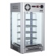 VITRINA CALDA SARO LUNA 330-1054, 4 GRILE ROTATIVE, CONTROL ANALOGIC, CAPACITATE 108 L, TEMPERATURA + 30 / + 90 ° C, INOX