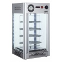 VITRINA CALDA SARO LUNA 330-1054, 4 GRILE ROTATIVE, CONTROL ANALOGIC, CAPACITATE 108 L, TEMPERATURA + 30 / + 90 ° C, INOX