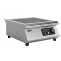 PLITA CU INDUCTIE PROFESIONALA SARO DIANA 443-3000, 19 NVELURI DE INCALZIREI, PLACA NETEDA, 0 / +250 ° C, INOX