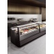 Vitrina frigorifica Forcar G-ER200GSS, capacitate 130 l, refrigerare statica, temperatura +2°C / +8°C, argintie