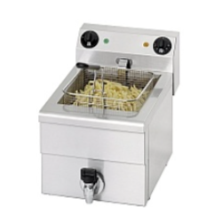 FRITEUZA PROFESIONALA SARO FE 101 172-2082, CHIUVETA CU ZONA RECE, CAPACITATE 10 L, 0 / +180 ° C, INOX