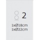 Plita profesionala electrica Baron 6NPC/E400, Seria 600 , 2 zone gatit, putere 4,1 kW, placi fonta, inox