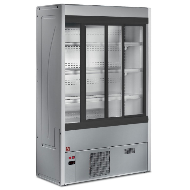 Raft frigorific de perete ventilat DIAMOND IMG12/S-A1/R2, usi glisante din sticla