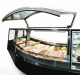 Vitrina frigorifica Forcar G-ER200GSS, capacitate 130 l, refrigerare statica, temperatura +2°C / +8°C, argintie
