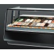 Vitrina frigorifica Forcar G-ER200GSS, capacitate 130 l, refrigerare statica, temperatura +2°C / +8°C, argintie